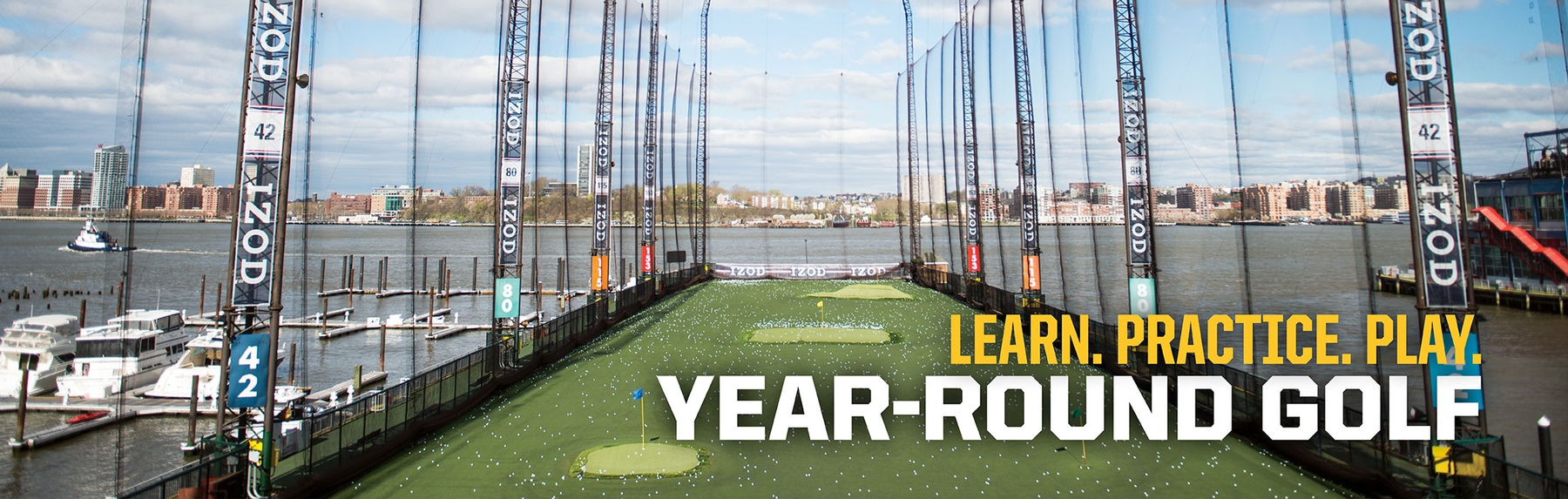Learn, Practice, Play The Golf Club at Chelsea Piers Chelsea Piers NYC